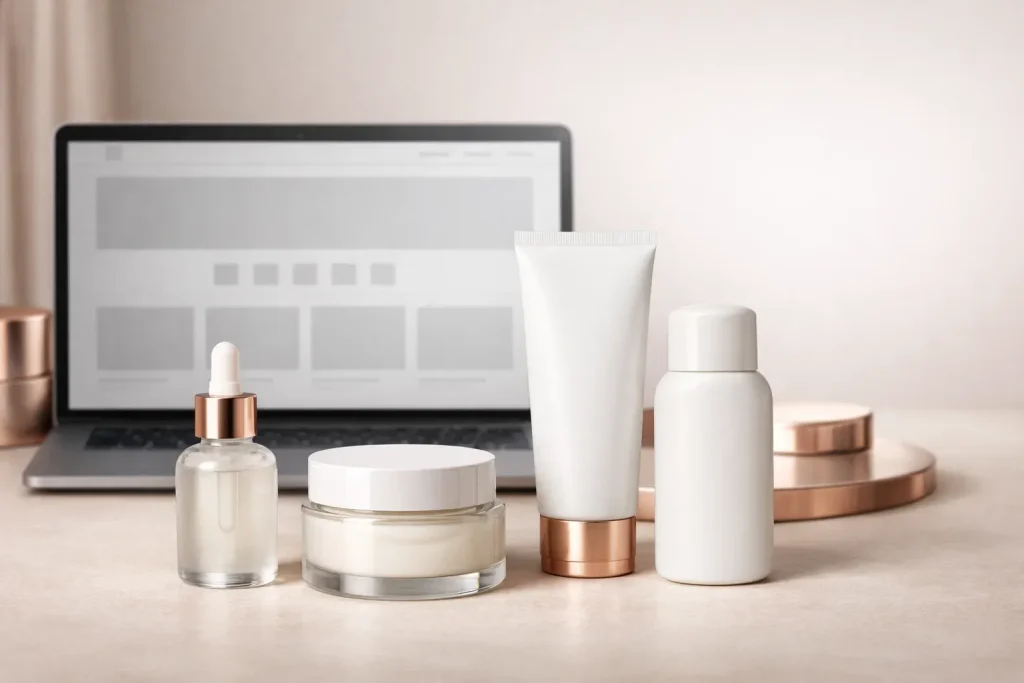 طراحی سایت فروش محصولات مراقبت پوست