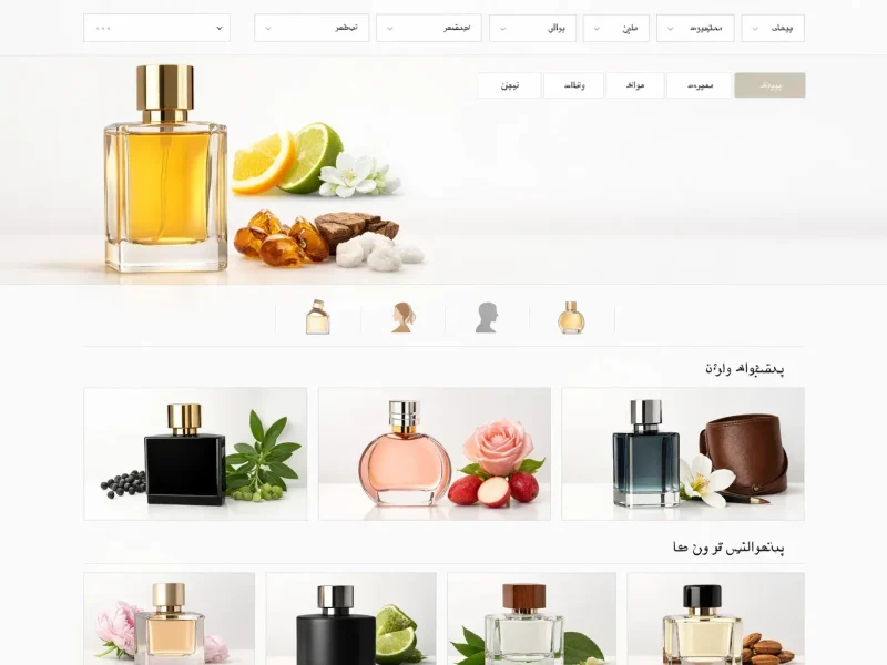 طراحی سایت فروشگاه آنلاین عطر