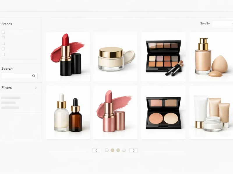 طراحی سایت لوازم آرایشی