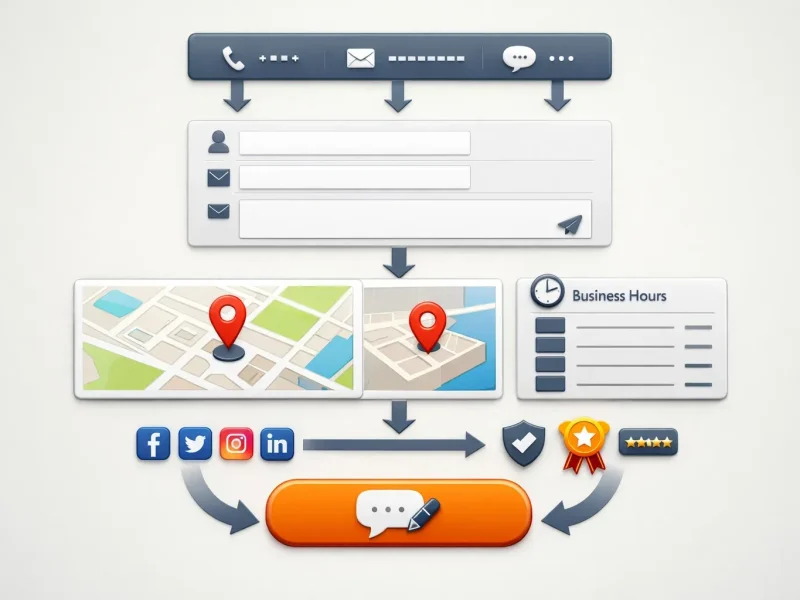 فرم تماس در وب سایت