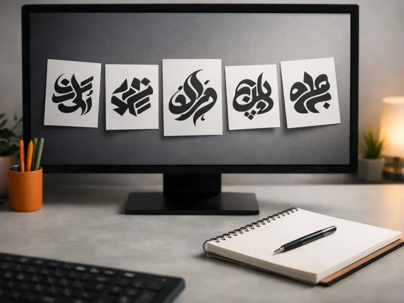 انتخاب فونت فارسی وب